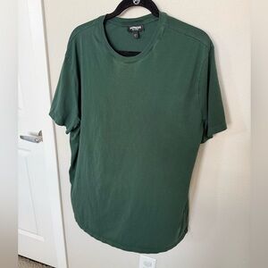 Express Men's Dark Green Short Sleeve Tee